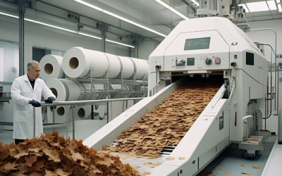 Sustainability-In-Tech : Fallen Leaves Make Sustainable Paper